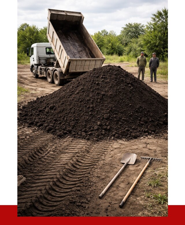 Купить чернозем навалом в Надыме от 1245 р. за куб | ПРОНЕРУДНдм