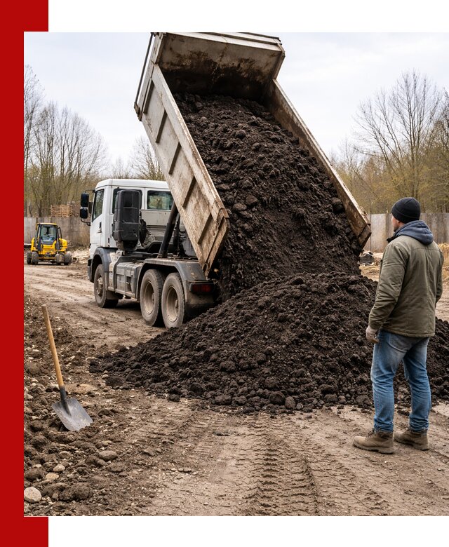Доставка чернозема навалом в Надыме быстро и выгодно
