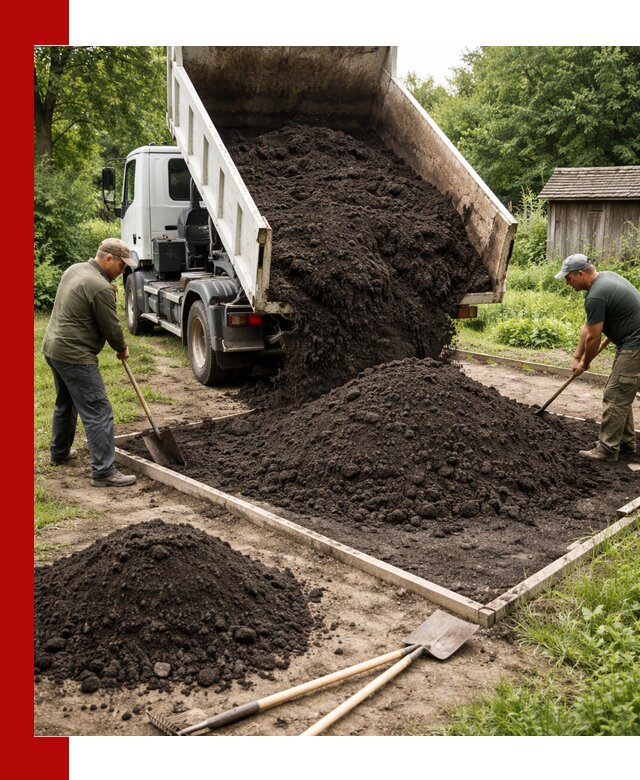 Купить чистый чернозем для огорода с доставкой в Надыме