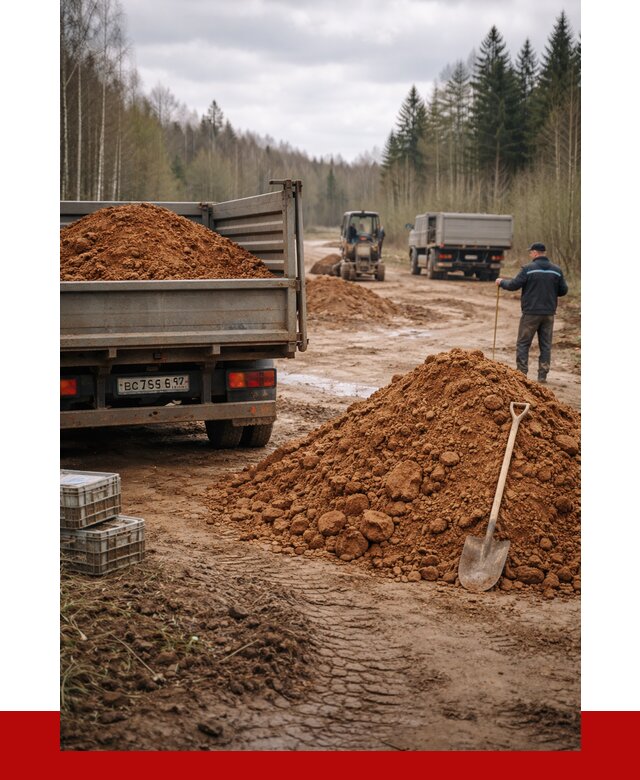 Глина и суглинки в Надыме от 4670 р. за куб | ПРОНЕРУДНдм