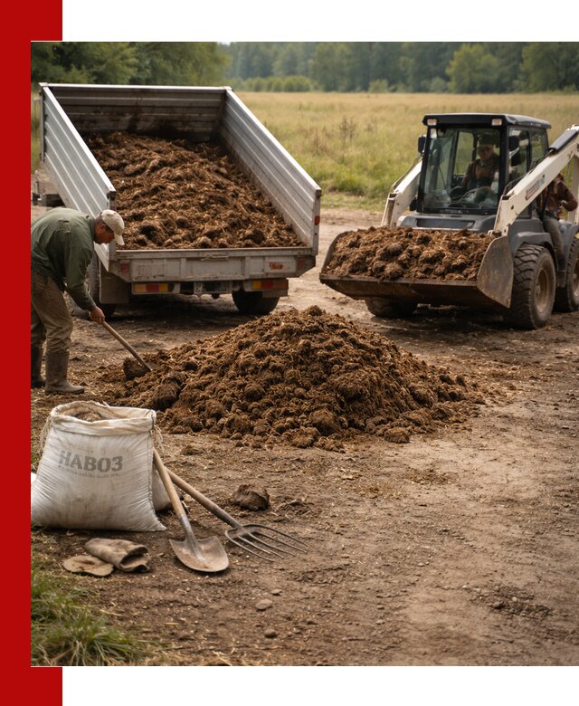 Доставка конского навоза в Надыме с разгрузкой и доставкой на объект