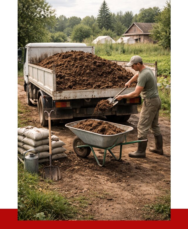 Купить коровий навоз с доставкой в Надыме от 1868 р. | ПРОНЕРУДНдм