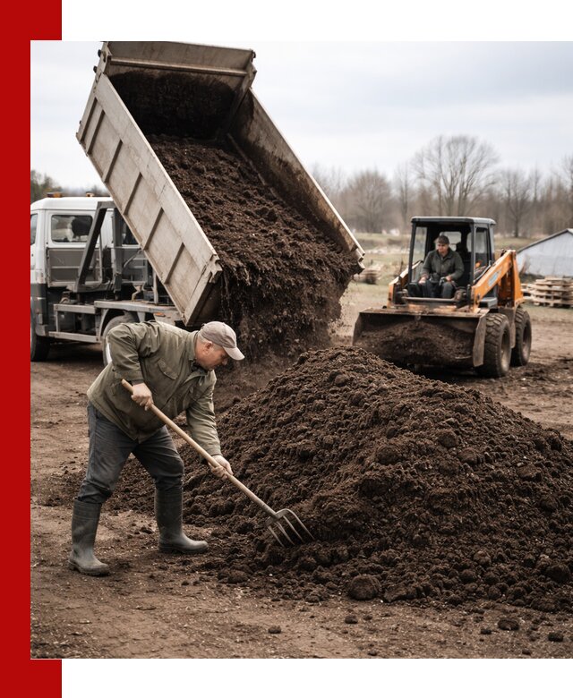 Доставка и продажа перегноя в Надыме быстро и дешево