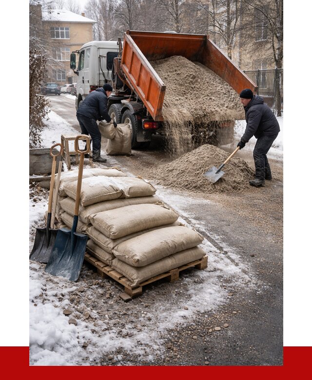 Противогололедные материалы оптом в Надыме от 4359 р. | ПРОНЕРУДНдм