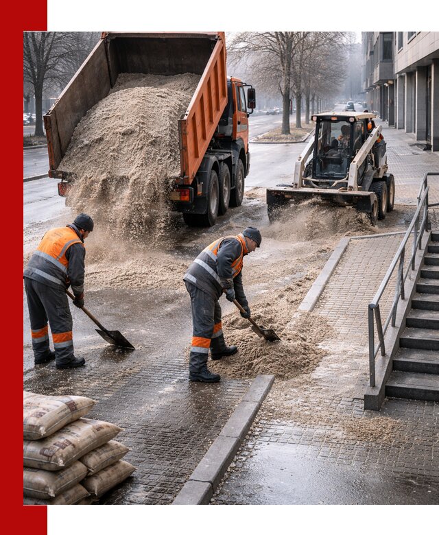 Поставка противогололедных материалов в Надыме