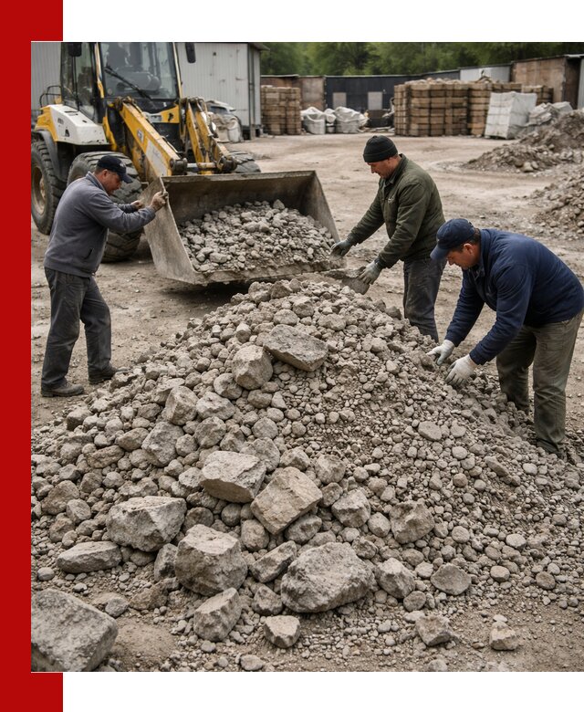 Демонтаж и вывоз бой бетона в Надыме