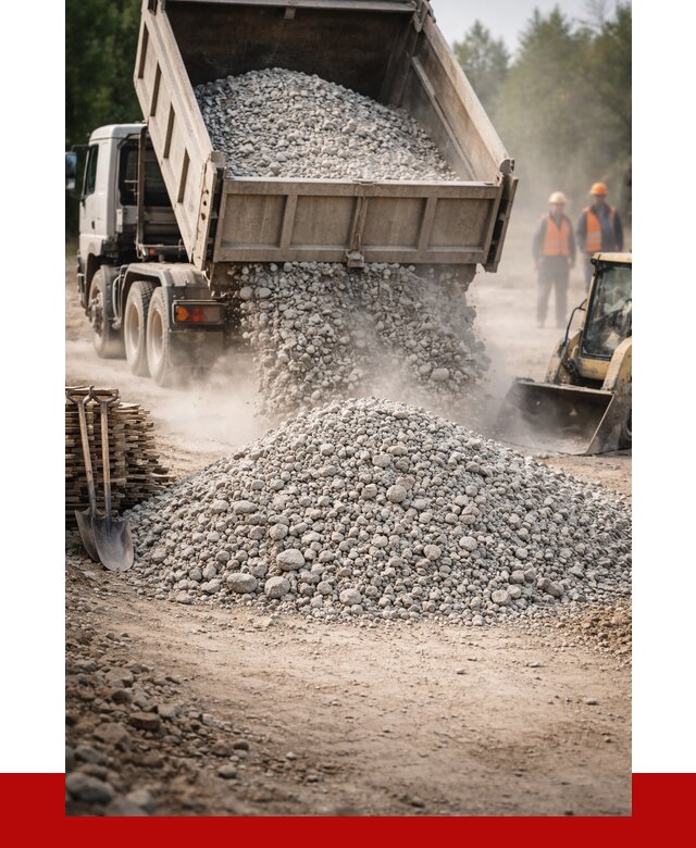 Купить дробленый бетон в Надыме от 1764 р./куб | ПРОНЕРУДНдм