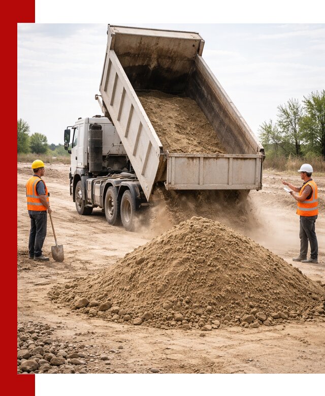 Доставка самосвалом 15 кубов в Надыме за город и по городу