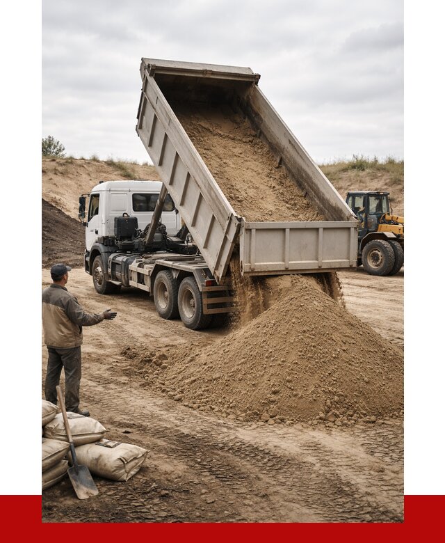 Доставка самосвалом 20 кубов в Надыме от 7784 р. | ПРОНЕРУДНдм