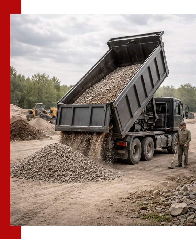 Доставка самосвалом 30 м3 по выгодным ценам в Надыме