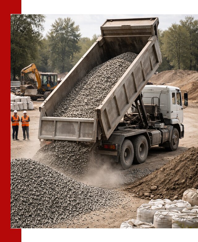 Аренда самосвала в Надыме для доставки сыпучих и нерудных материалов