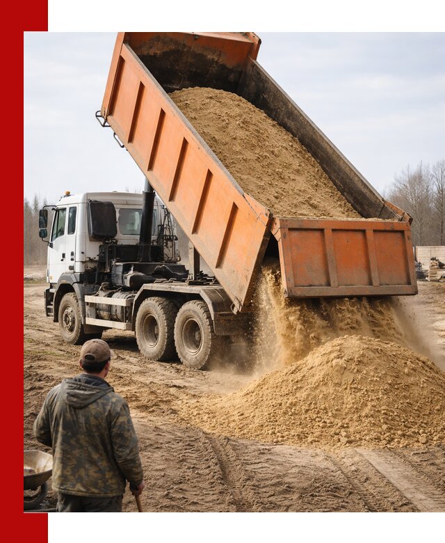 Аренда самосвала 20 тонн для перевозки грузов в Надыме