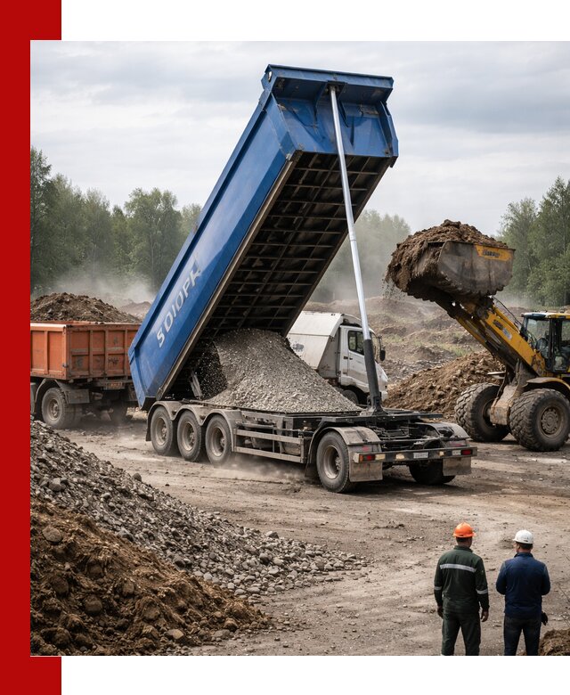 Аренда тонар 40 тонн в Надыме с доставкой материалов