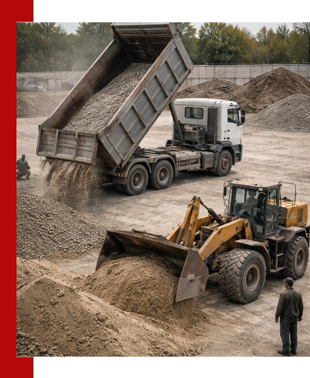 Перевозка сыпучих грузов самосвалами и бортовыми в Надыме