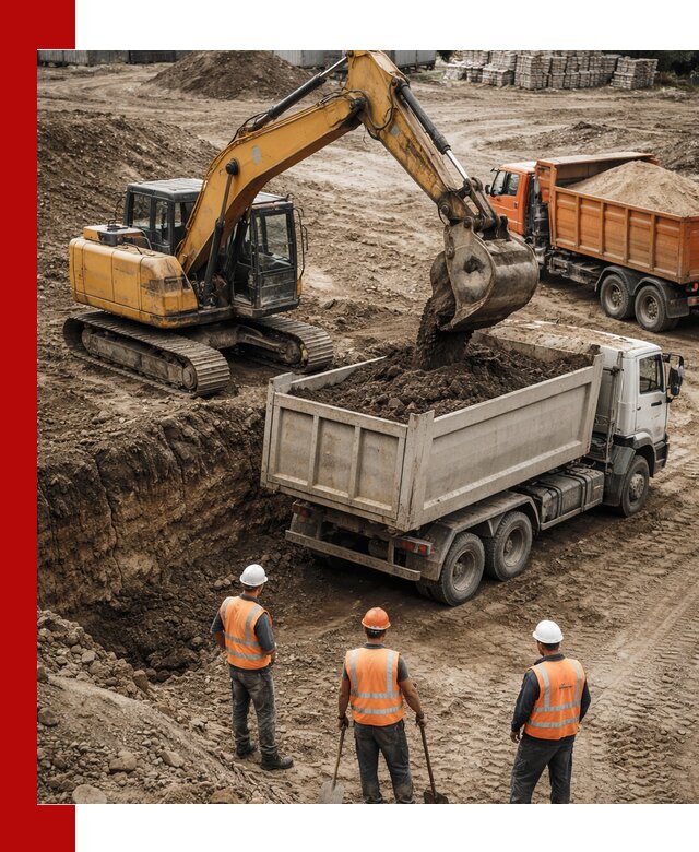 Разработка грунта для строительства и благоустройства в Надыме