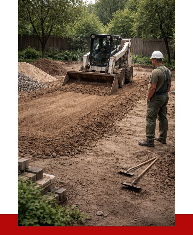 Выравнивание участка под ключ в Надыме от 3632 р. | ПРОНЕРУДНдм