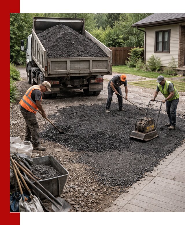 Асфальтовая крошка для двора с доставкой в Надыме